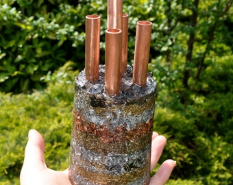 CLOUDBUSTER EMF 5G Harmonizer- Orgonite with five Copper tubes and Herkimer Diamond  1.056 gram 37.25 Oz