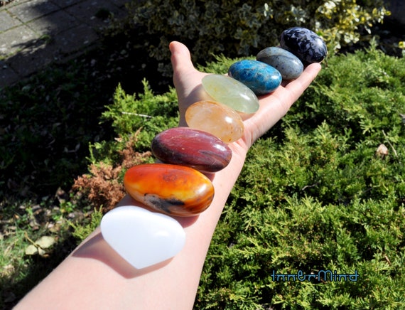 7 Gemstone Chakra Large Hearts 7 Gemstone Chakra Large Hearts