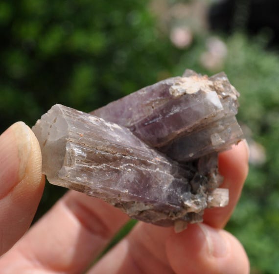 Purple Aragonite Twin Crystal 45g  -  1.58Oz -  Natural Cluster - FREE Shipping !