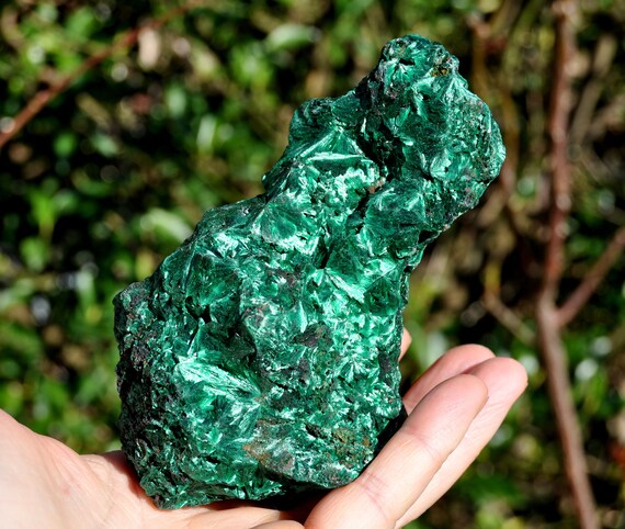 493 gram Raw Malachite Cluster XL - 17.4 Ox - FREE Delivery