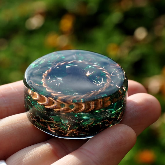 Pocket OG Orgonite Orgone Generator EMF Harmonizer Protection