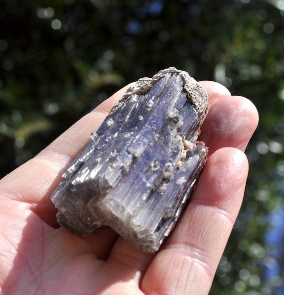 LARGE Purple Aragonite 68g Raw Mineral Specimen – Collectible Healing Crystal