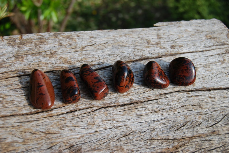 Polished Obsidians Mahogany Obsidian Tumbled Stones Nice Quality