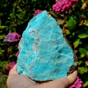 Sky Blue Hemimorphite Crystal 721g / 25.44oz | XL Raw Mineral Specimen | Freestanding | LARGE