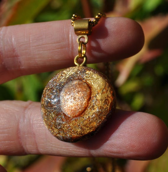 AA Sunstone Orgonite® Orgone Necklace