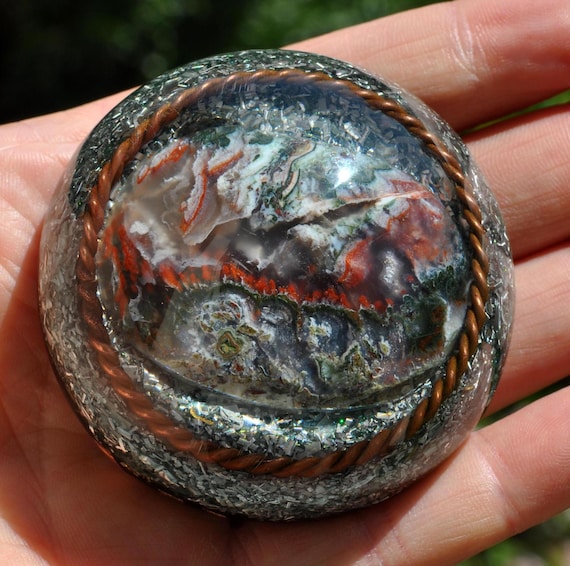 ANKARA AGATE Orgonite® TENSOR, Emf Harmonizer - Rare