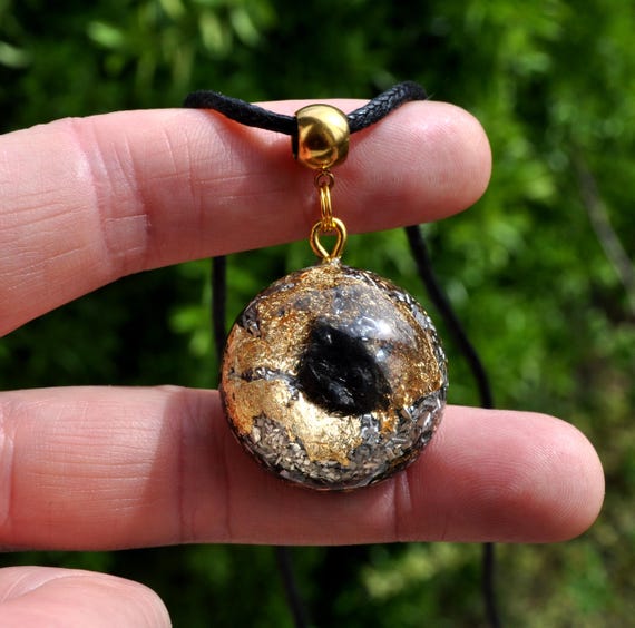 Real Orgonite® with Elite Shungite EMF Pendant ENERGY Harmonizer Necklace - Unisex