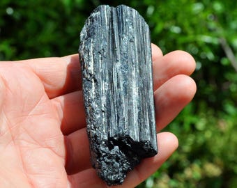 122g Black Tourmaline Crystal Natural Raw Untreated Schorl 4.30Oz