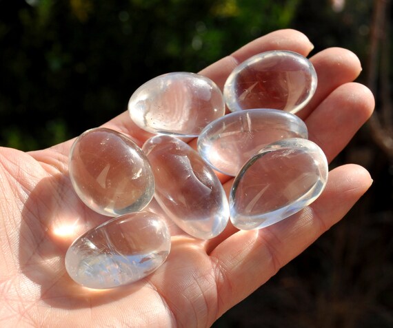CLEAR QUARTZ Pocket Stone Crystal - AA Quality Grade Mineral Ethically Sourced