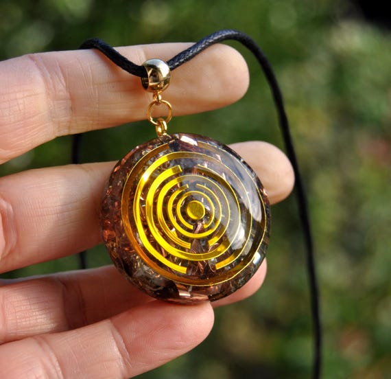 LAKHOVSKY MWO Orgonite® Clear Pendant  - EMF Harmonizer - Unisex