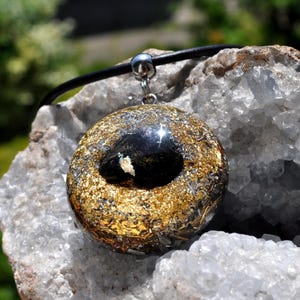 GREENLAND NUUMMITE  Orgonite® Pendant Necklace  Unisex, The Sorcerers Stone