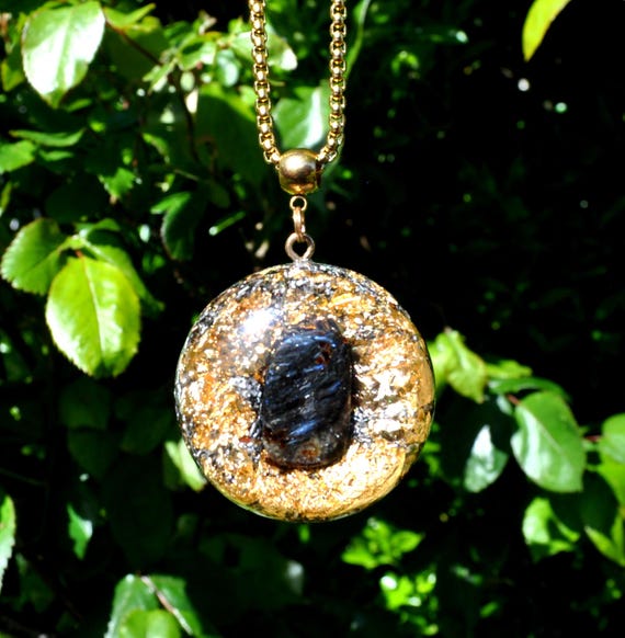 GREENLAND ASTROPHILLITE Orgonite® Pendant Necklace - EMF Harmonizer Unisex