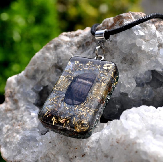 HYPERSTHENE PENDANT Orgone Orgonite® Unisex Necklace
