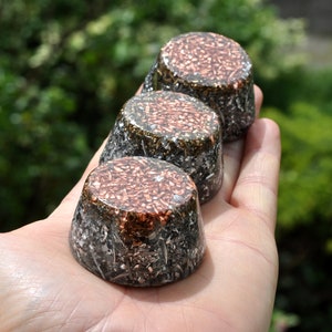 LOT of FIVE Orgonite® Orgone Tower Busters, Orgone Generators EMF Protection Free Delivery image 2