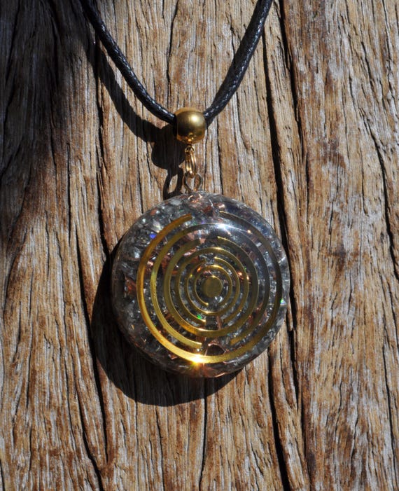 LAKHOVSKY MWO Orgonite® Clear Pendant  - EMF Harmonizer - Unisex