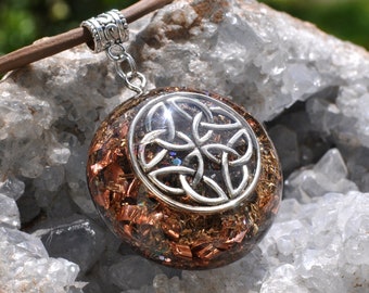 Celtic Knot Orgonite® Infinity Orgone Necklace