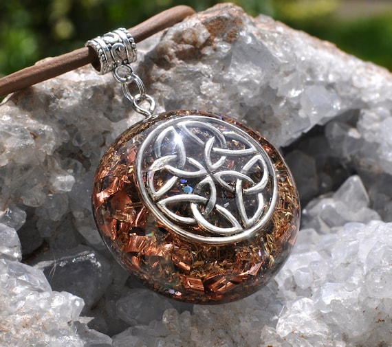 Celtic Knot Orgonite® Infinity Orgone Necklace