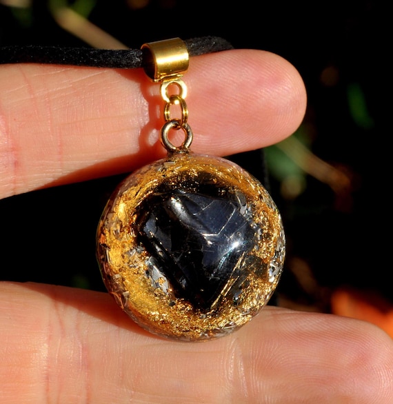 Real Orgonite® with Elite Shungite EMF Pendant ENERGY Harmonizer Necklace - Unisex