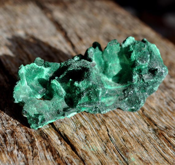 SILK Malachite Specimen, Botryoidal Malachite Congo - Velvet Malachite  49g - 1.72Oz - FREE Shipping !