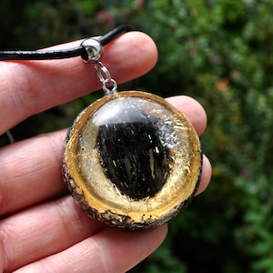 Greenland NUUMMITE  Orgonite® Pendant Necklace  Unisex, The Sorcerers Stone