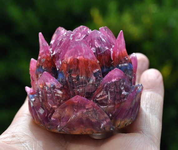 EMF Orgonite® Lotus Flower Orgone Generator® Multicolor