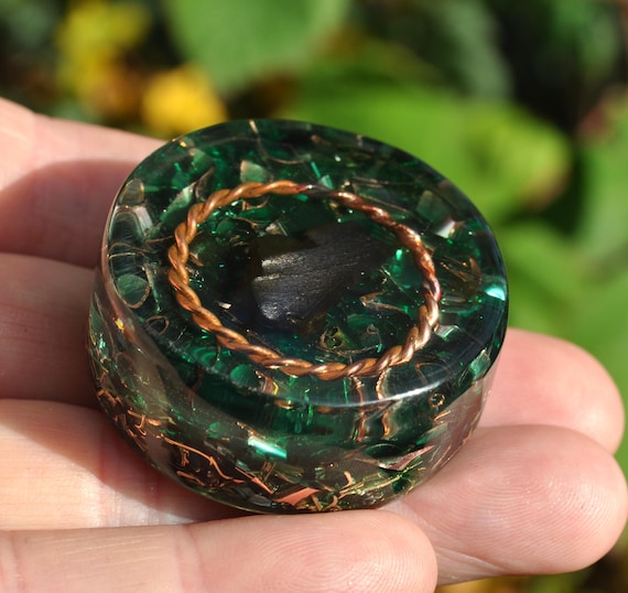 Pocket OG Orgonite Orgone Generator EMF Harmonizer Protection