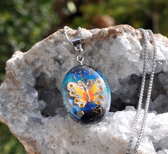BUTTERFLY Orgonite® Pendant Necklace