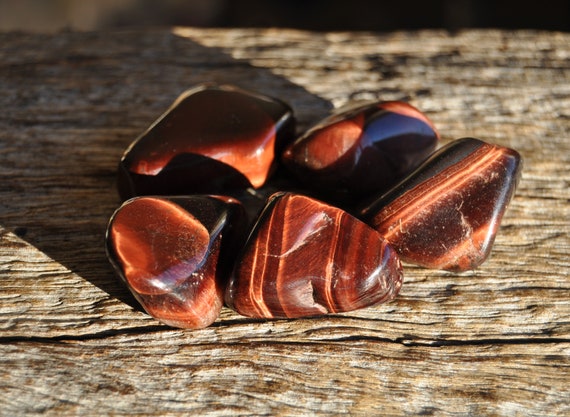 RED Tiger’s Eye - polished Stone