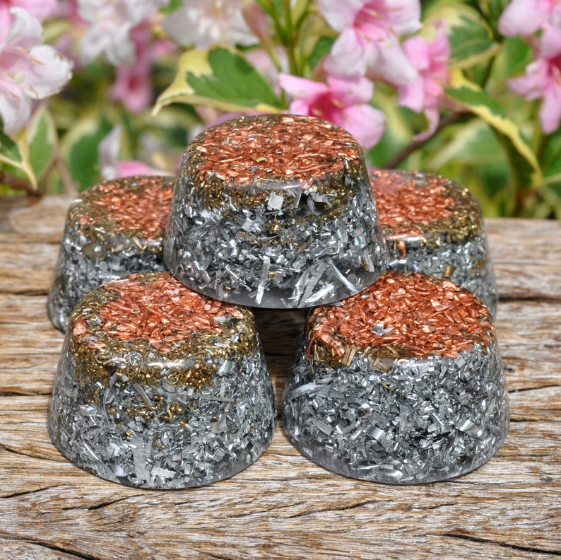 LOT de CINQ Orgonite® Orgonite® Tower Busters, générateurs d'orgone Livraison gratuite avec protection contre les CEM image 4