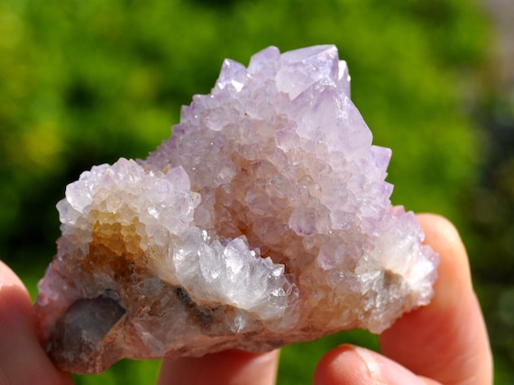 Twin Lavender Spirit Quartz Cluster