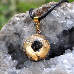 Äkta Orgonite® med Elite Shungite EMF-hänge ENERGY Harmonizer-halsband - Unisex bild 2