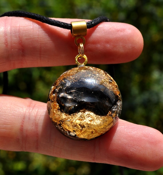 EMF Harmonizer - Real Orgonite® with Elite Shungite Pendant Necklace, Unisex