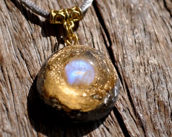 A MOONSTONE Orgonite® Pendant Necklace