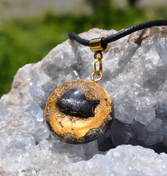 Real Orgonite® with Elite Shungite EMF Pendant ENERGY Harmonizer Necklace - Unisex