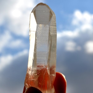 Heldere Lemuriaanse Kwarts Punt Kristal  36 gram