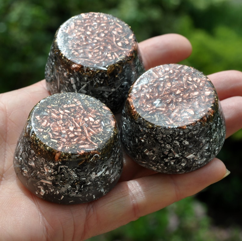 LOT of FIVE Orgonite® Orgone Tower Busters, Orgone Generators EMF Protection Free Delivery image 4