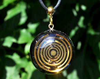MWO Lakhovsky Orgonite®  Pendant Necklace  - Harmonizing Energy Jewelry - Unisex