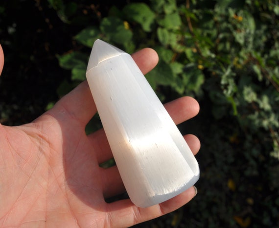 Selenite Tower Polished - 10 cm