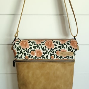 Sac bandoulière, bandoulière en cuir, sac bandoulière en cuir, sac bandoulière, sac en cuir, sac à main, sac à bandoulière, fleurs, femme