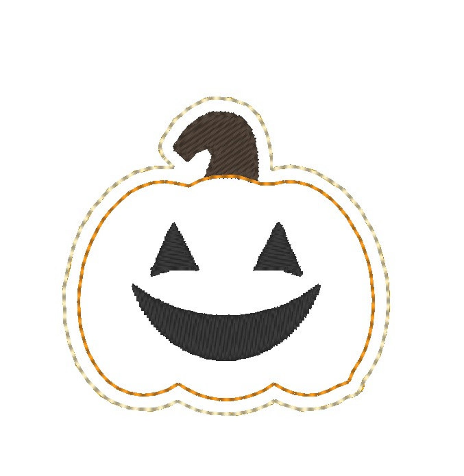 Set of 7 Halloween Felties Machine Embroidery Design Etsy