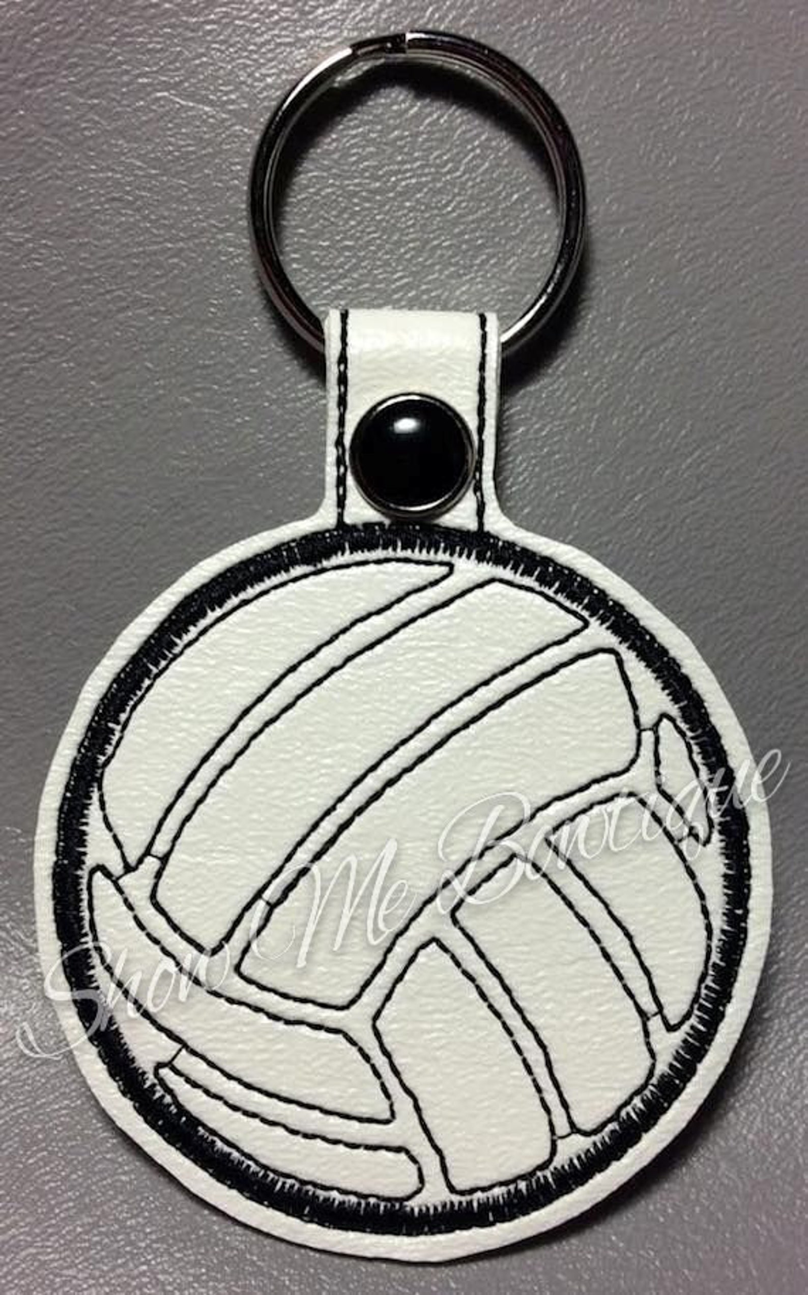 Volleyball Snap Key Fob Design Instant Download Etsy