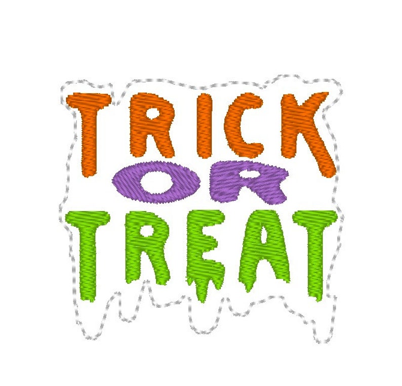 Set of 7 Halloween Felties Machine Embroidery Design Etsy