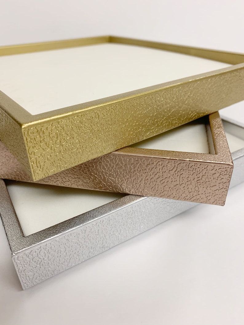 Jewelry Tray gold White Etsy