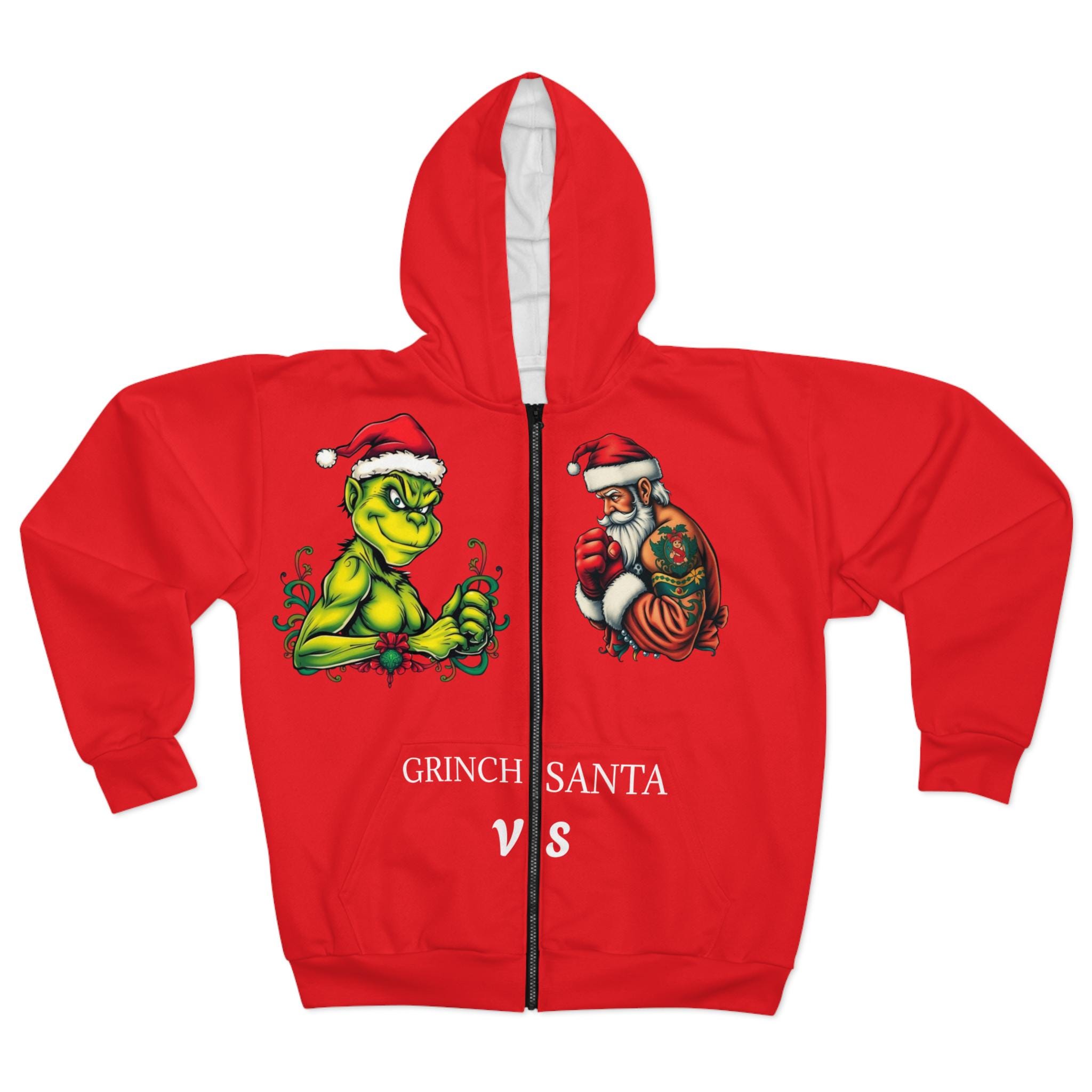 Grinch Zip Hoodie Etsy Canada