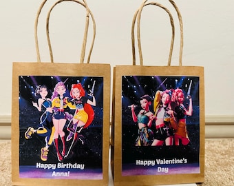 K-pop, K-pop, demon hunters, birthday, Valentine’s Day, gift bags, goody bag, birthday, favors