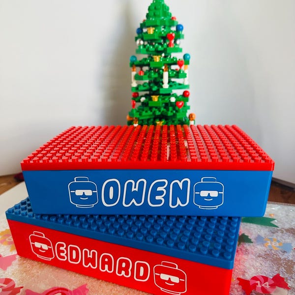 Lego organizer, brick ,Lego, master builder, personalized name, Lego, children’s gift, storage, brick, trave, graduation gift