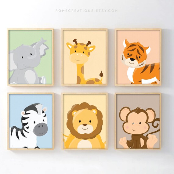 safari nursery wall decor
