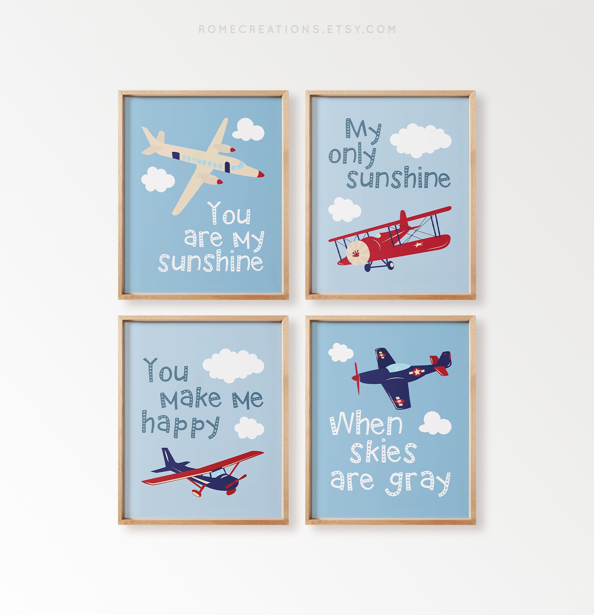 Wall Decor Airplane Decor Airplane Nursery Airplane Art Print AIRPLANE