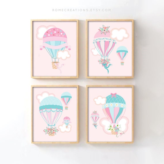 wall art for baby girl nursery