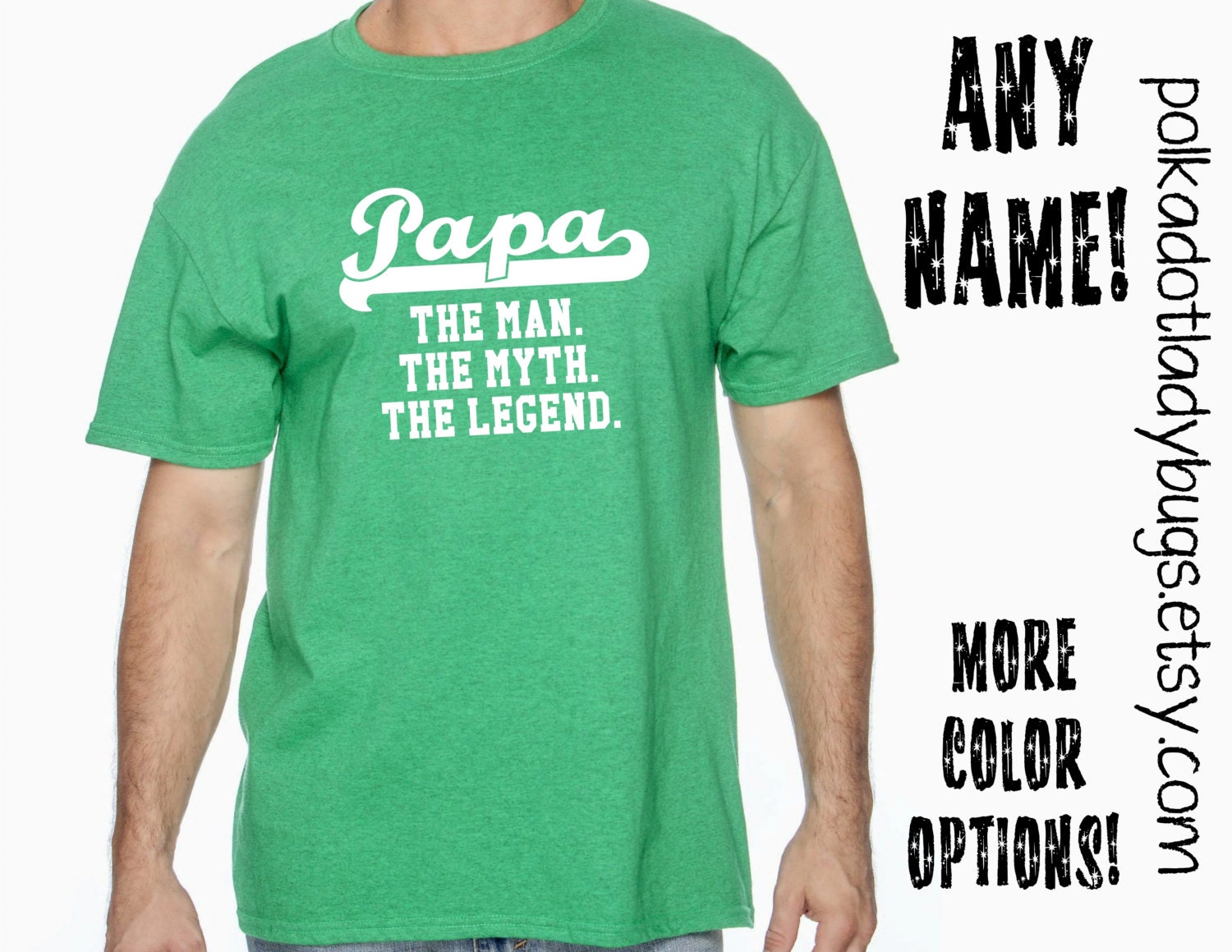 Papa l'homme le mythe, la légende - T-Shirt personnalisé Papa l'homme légende le mythe, la légende l'homme - T-Shirt personnalisé 9bfc42